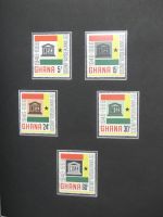 Ghana postfrisch besammelt in2 Borek Alben #LZ036