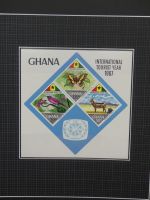 Ghana postfrisch besammelt in2 Borek Alben #LZ036
