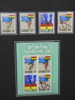Ghana postfrisch besammelt in2 Borek Alben #LZ036