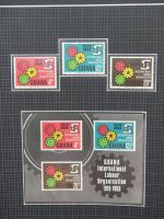 Ghana postfrisch besammelt in2 Borek Alben #LZ036