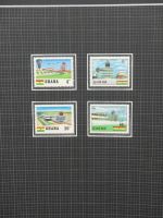 Ghana postfrisch besammelt in2 Borek Alben #LZ036