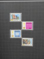 Ghana postfrisch besammelt in2 Borek Alben #LZ036