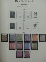 Deutschland vor und nach 1945 mit besserem Reich im Leuchtturm Album #LZ043
