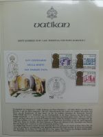 Motiv Papstreisen Briefe bzw FDCs im Lindner Album #LZ044