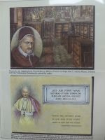 Motiv Papstreisen Briefe bzw FDCs im Lindner Album #LZ044