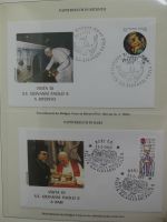 Motiv Papstreisen Briefe bzw FDCs im Lindner Album #LZ044
