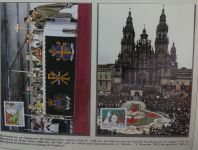 Motiv Papstreisen Briefe bzw FDCs im Lindner Album #LZ044