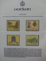 Motiv Papstreisen Briefe bzw FDCs im Lindner Album #LZ044
