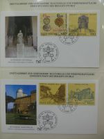 Motiv Papstreisen Briefe bzw FDCs im Lindner Album #LZ044