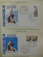 Motiv Papstreisen Briefe bzw FDCs im Lindner Album #LZ044