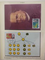 Motiv Papstreisen Briefe bzw FDCs im Lindner Album #LZ044