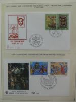 Motiv Papstreisen Briefe bzw FDCs im Lindner Album #LZ044