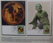 Motiv Papstreisen Briefe bzw FDCs im Lindner Album #LZ044