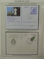 Motiv Papstreisen Briefe bzw FDCs im Lindner Album #LZ044