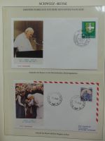 Motiv Papstreisen Briefe bzw FDCs im Lindner Album #LZ044