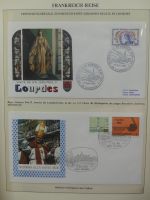 Motiv Papstreisen Briefe bzw FDCs im Lindner Album #LZ044