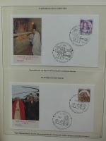 Motiv Papstreisen Briefe bzw FDCs im Lindner Album #LZ044