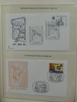 Motiv Papstreisen Briefe bzw FDCs im Lindner Album #LZ044