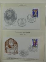 Motiv Papstreisen Briefe bzw FDCs im Lindner Album #LZ044