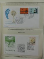 Motiv Papstreisen Briefe bzw FDCs im Lindner Album #LZ044