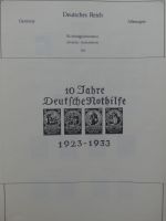 Deutsches Reich ab 1933 gestempelt bzw mit Falz im KA-BE Album #LZ048