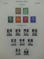 Deutsches Reich ab 1933 gestempelt bzw mit Falz im KA-BE Album #LZ048