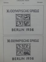 Deutsches Reich ab 1933 gestempelt bzw mit Falz im KA-BE Album #LZ048