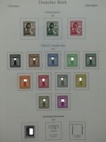Deutsches Reich ab 1933 gestempelt bzw mit Falz im KA-BE Album #LZ048