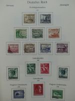 Deutsches Reich ab 1933 gestempelt bzw mit Falz im KA-BE Album #LZ048