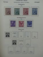 Deutsches Reich ab 1933 gestempelt bzw mit Falz im KA-BE Album #LZ048