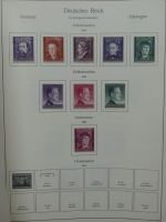 Deutsches Reich ab 1933 gestempelt bzw mit Falz im KA-BE Album #LZ048