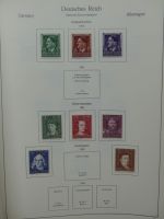 Deutsches Reich ab 1933 gestempelt bzw mit Falz im KA-BE Album #LZ048