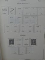Deutsches Reich ab 1933 gestempelt bzw mit Falz im KA-BE Album #LZ048