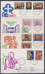 Vatikan FDC Jahrgang 1975 als Ersttagsbrief #NO770