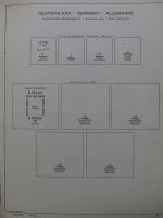 BRD/ Alliierte Besetzung gut besammelt im Schaubek Vordruck #LZ092