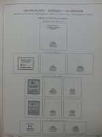 BRD/ Alliierte Besetzung gut besammelt im Schaubek Vordruck #LZ092