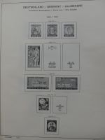 BRD/ Alliierte Besetzung gut besammelt im Schaubek Vordruck #LZ092