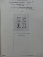 BRD/ Alliierte Besetzung gut besammelt im Schaubek Vordruck #LZ092