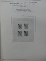 BRD/ Alliierte Besetzung gut besammelt im Schaubek Vordruck #LZ092