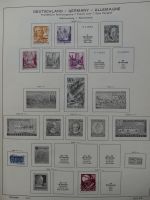 BRD/ Alliierte Besetzung gut besammelt im Schaubek Vordruck #LZ092