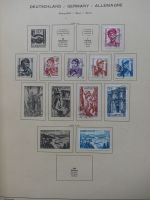 BRD/ Alliierte Besetzung gut besammelt im Schaubek Vordruck #LZ092