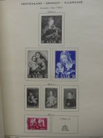 BRD/ Alliierte Besetzung gut besammelt im Schaubek Vordruck #LZ092