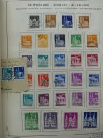 BRD/ Alliierte Besetzung gut besammelt im Schaubek Vordruck #LZ092