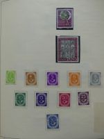 BRD/ Alliierte Besetzung gut besammelt im Schaubek Vordruck #LZ092