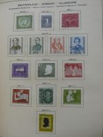 BRD/ Alliierte Besetzung gut besammelt im Schaubek Vordruck #LZ092