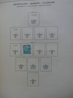 BRD/ Alliierte Besetzung gut besammelt im Schaubek Vordruck #LZ092