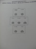 BRD/ Alliierte Besetzung gut besammelt im Schaubek Vordruck #LZ092