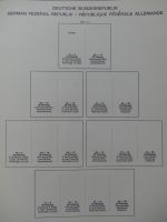 BRD/ Alliierte Besetzung gut besammelt im Schaubek Vordruck #LZ092