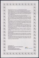 Gedenkblatt "Steffi Graf" mit Original Autogramm #NP232