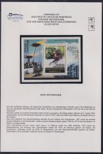 Gedenkblatt "Rosi Mittermaier" mit Original Autogramm #NP240